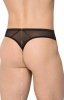 Softline stringi męskie w kratę różową 4524 tył